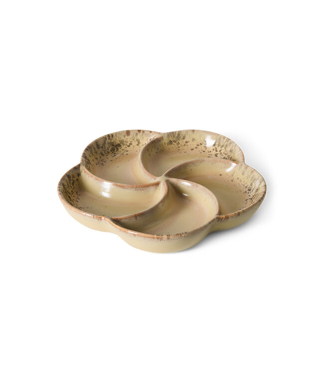 HKliving 70s ceramics: snack tray grit
