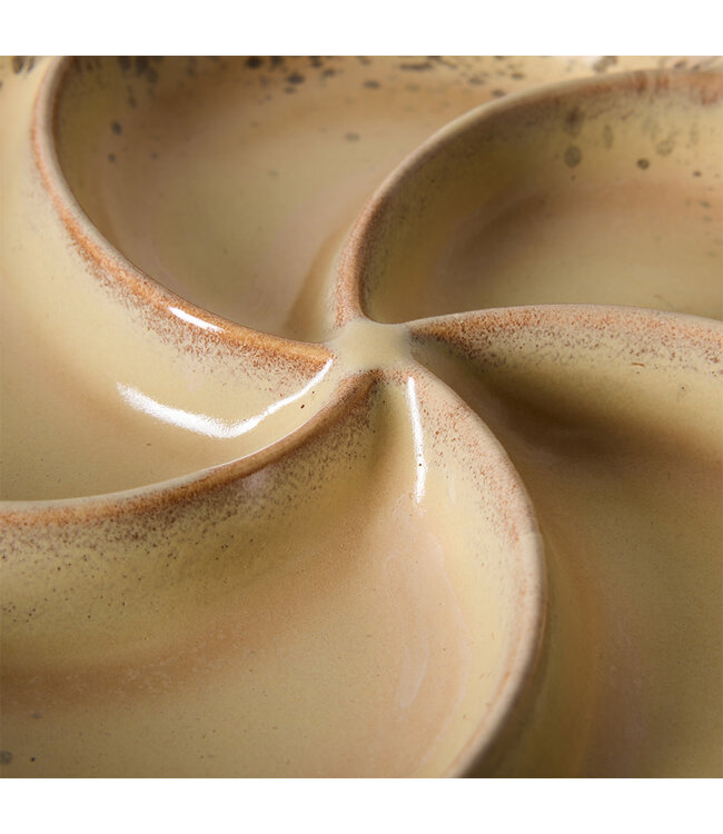 HKliving 70s ceramics: snack tray grit