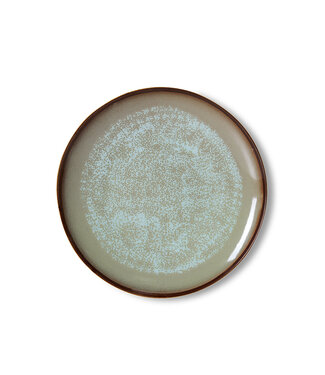 HKliving 70s ceramics: Dinner plate, Contrast