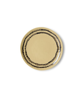 HKliving 70s ceramics: Dessert plate, Vanilla