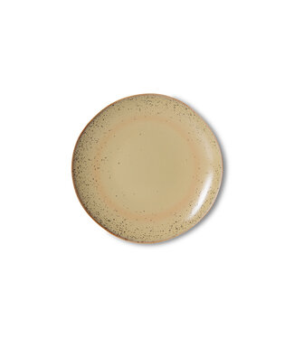 HKliving 70s ceramics: Dessert plate, Grit