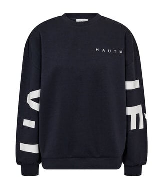 Haute L'Amitié Maxi Split Logo Sweat