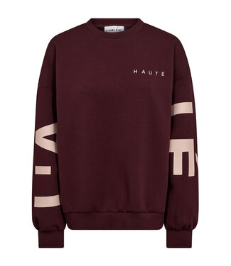 Haute L'Amitié Maxi Split Logo Sweat / size M
