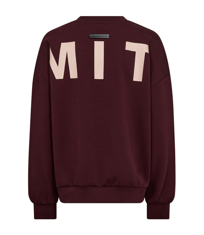 Haute L'Amitié Maxi Split Logo Sweat