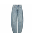 Haute L'Amitié Drew Barrel Panel Jeans Bleached Denim / size XL