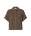 Selected Viva SS Cropped Sun Shirt Noos