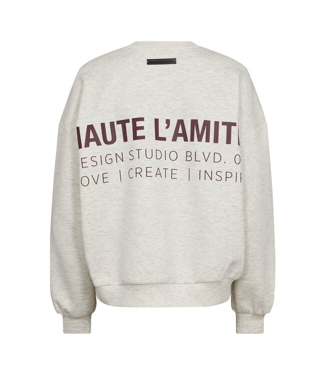 Haute L'Amitié Back Print Studio Sweat