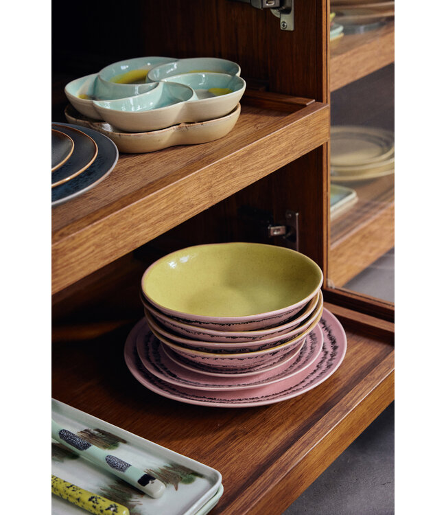 HKliving 70s ceramics: Dessert plate, Bubble