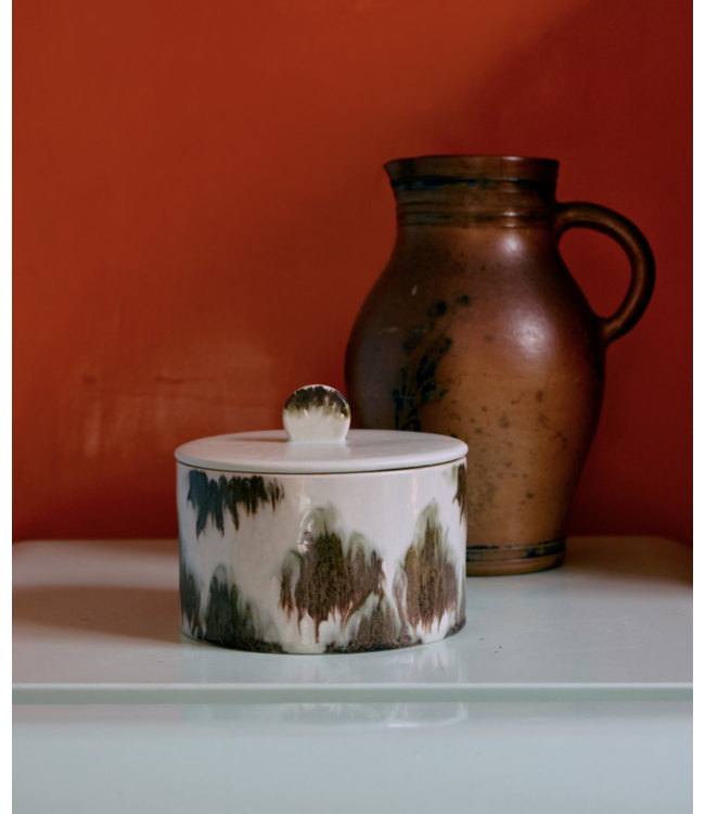 HKliving 70s ceramics  cookie jar, Tide