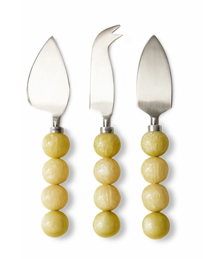 HKliving Cheese knives, lemon (set of 3)