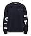 Haute L'Amitié Maxi Split Logo Sweat