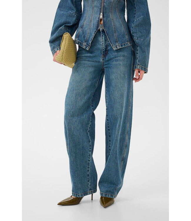 Gestuz Melu HW barrel jeans