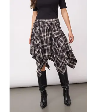 Co’Couture DagnyCC Check Tie Skirt