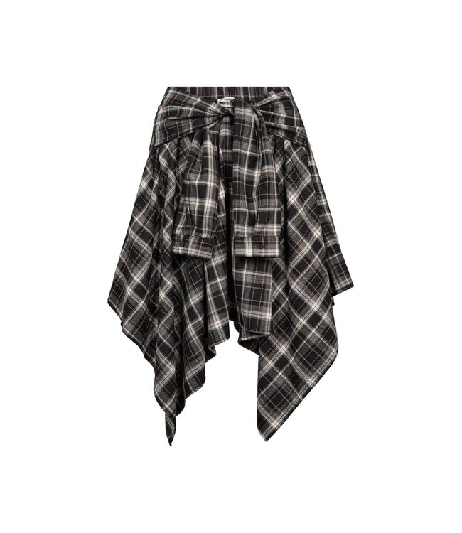 Co’Couture DagnyCC Check Tie Skirt