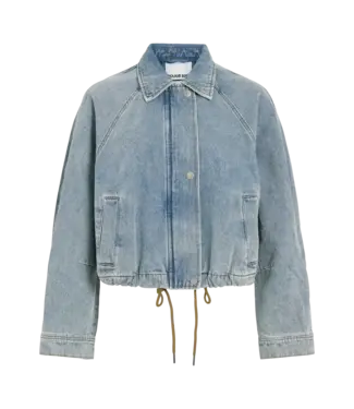 Rouge Edit Tiana Denim Bomber Jacket