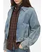 Rouge Edit Tiana Denim Bomber Jacket