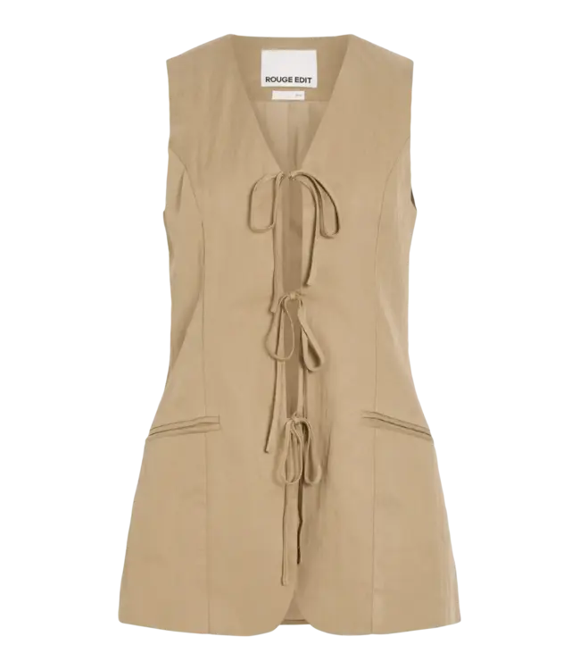 Rouge Edit ETIENNE S/L WAISTCOAT