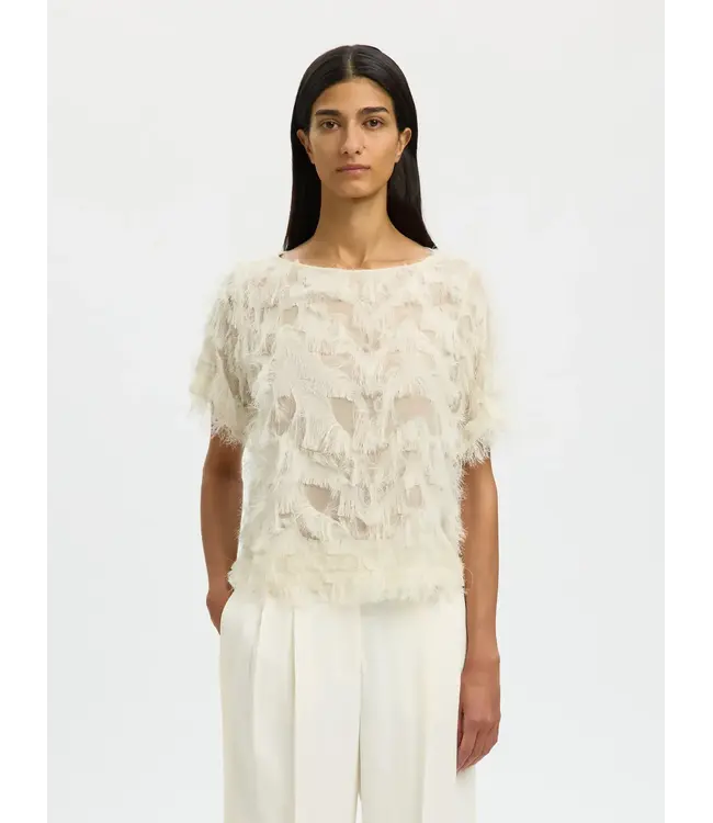 Selected Myline Boat Neck Top