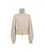 Co’Couture Row zip knit cardigan