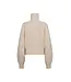 Co’Couture Row zip knit cardigan