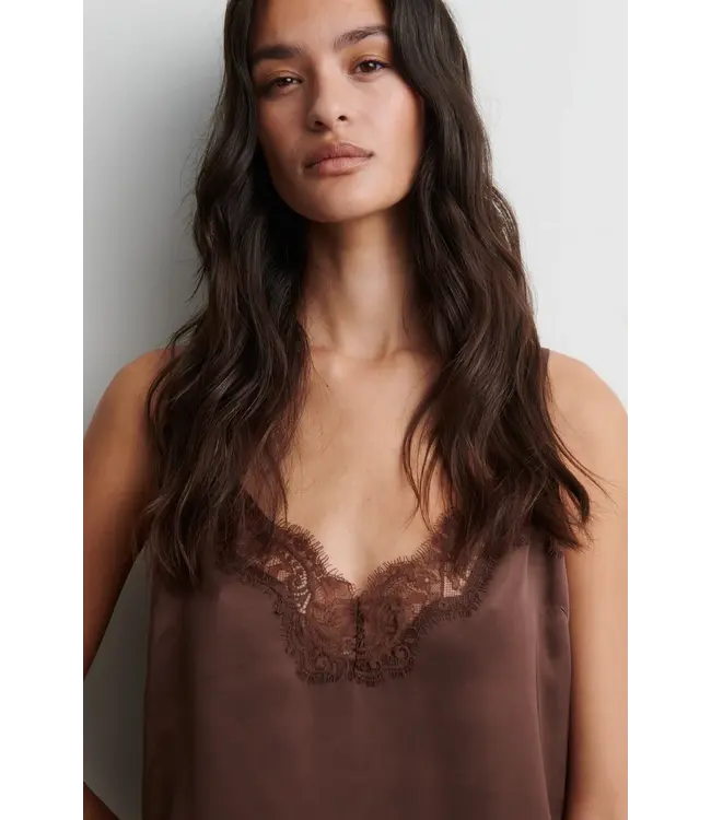 Second Female Laceria Lace Strap Top