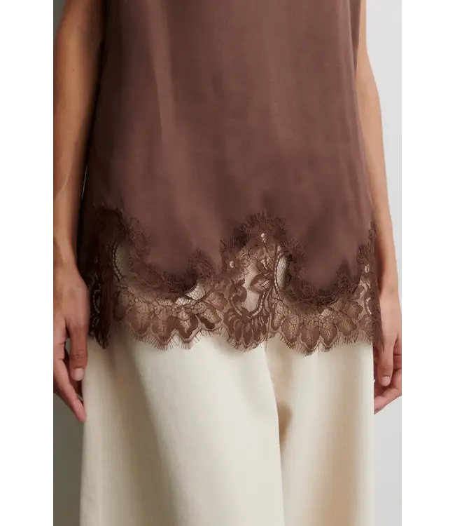Second Female Laceria Lace Strap Top