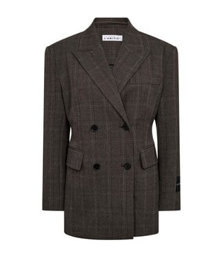 Haute L'Amitié Waist Fit Check Blazer