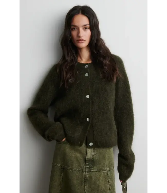 Second Female Andrea Knit Rib  Cardigan