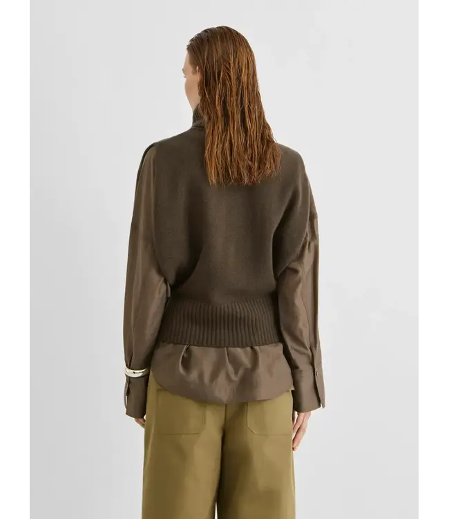 Rouge Edit ROUCLEO ROLL NECK KNIT VEST/PF