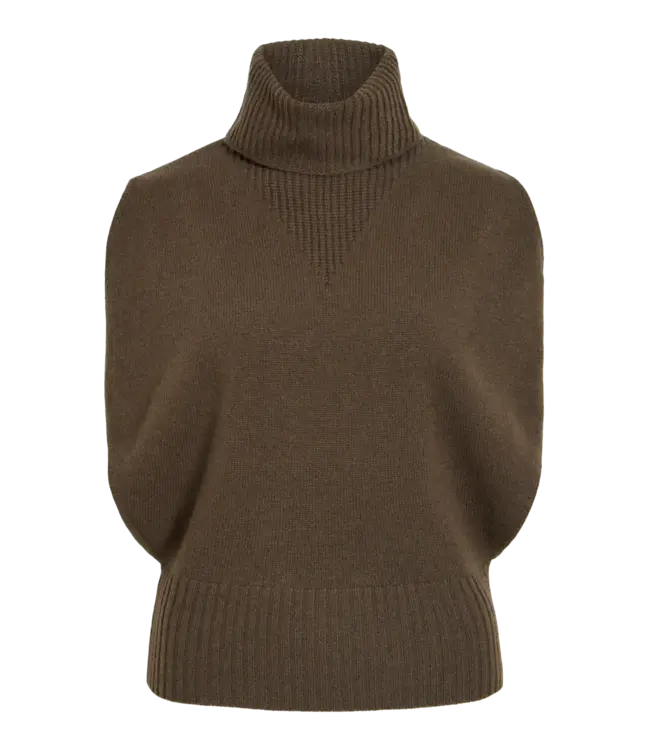 Rouge Edit ROUCLEO ROLL NECK KNIT VEST/PF