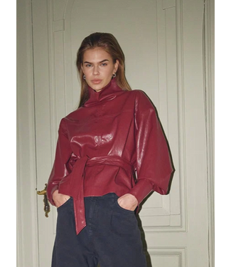 Co’Couture GittCC Funnel Neck Blouse
