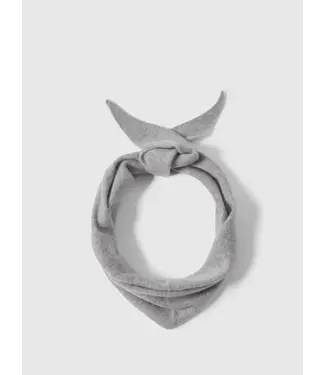 Selected SLWMARIA NARROW CASHMERE SCARF NOOS - Light Grey Melange