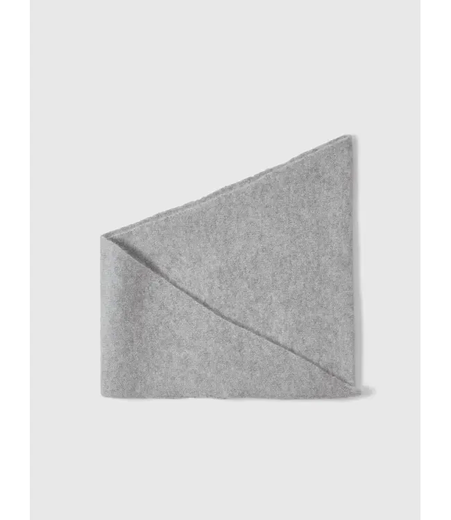 Selected SLWMARIA NARROW CASHMERE SCARF NOOS - Light Grey Melange