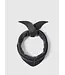 Selected SLWMARIA NARROW CASHMERE SCARF NOOS - Dark Grey Melange