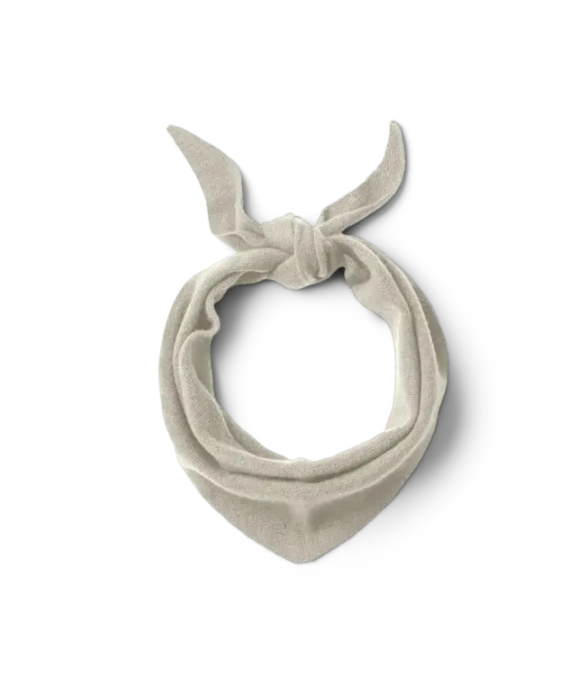 Selected SLWMARIA NARROW CASHMERE SCARF NOOS - Oatmeal MELANGE