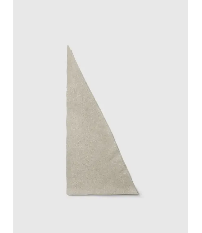 Selected SLWMARIA NARROW CASHMERE SCARF NOOS - Oatmeal MELANGE