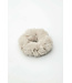BOW19 Anais Scrunchie Light grey/ off white