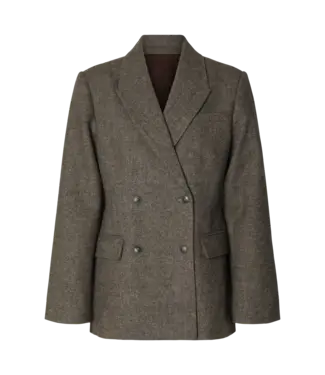 Selected Reeda Wool Blend DB Blazer
