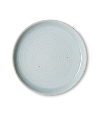 HKliving Chef ceramics: side plate - soft blue