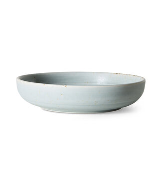 HKliving Chef ceramics: deep plate M - soft blue