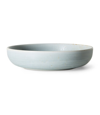 HKliving Chef ceramics: deep plate L - soft blue