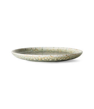 HKliving Chef ceramics: side plate - rustic green