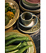 HKliving Chef ceramics: side plate - rustic green