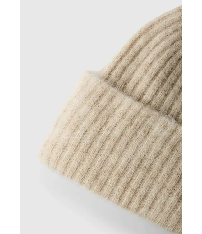 Selected Lulu Wool Blend Knit Beanie NOOS