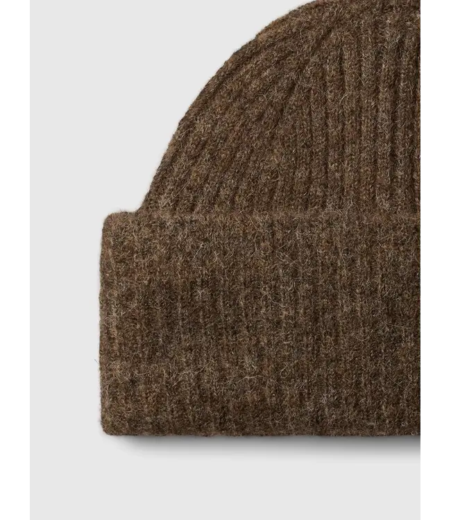 Selected Lulu Wool Blend Knit Beanie NOOS
