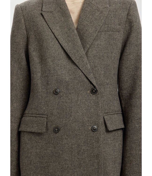 Selected Reeda Wool Blend DB Blazer