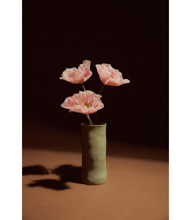 HKliving Long vase mud brown