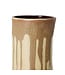 HKliving Long vase melting brown