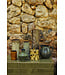 HKliving Long vase melting brown