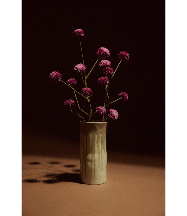 HKliving Long vase melting brown